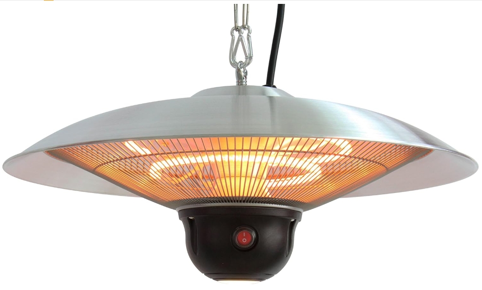 Recessed infrared ceiling heater